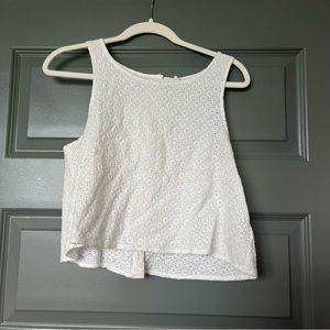 Jack by BB Dakota Button Back Crop Top